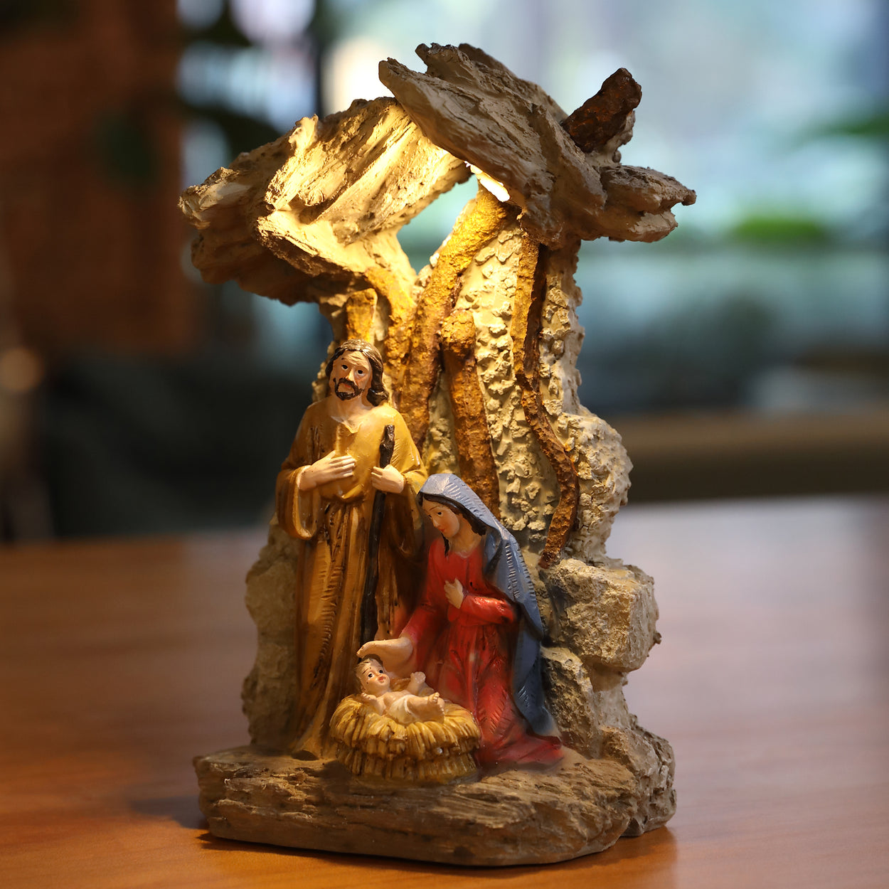 Nativity Jesus Statue Figurines Family Ornament Figurines Miniatures  Christmas Home Decor Church Catholic Gift Gift Ne